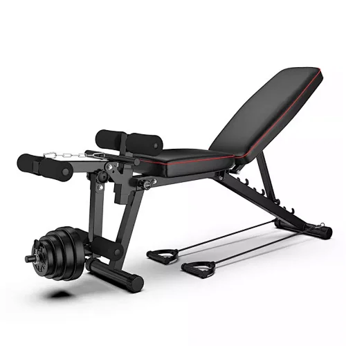 Weight Bench with Leg Extension and Leg Curl