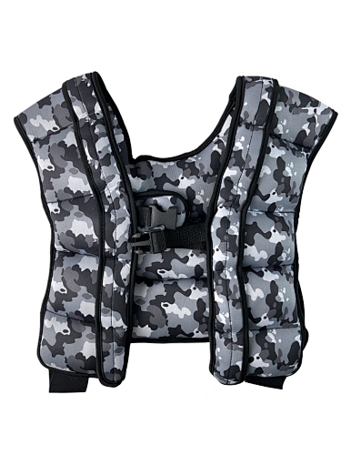 Camouflage Gray Adjustable Weight Vest