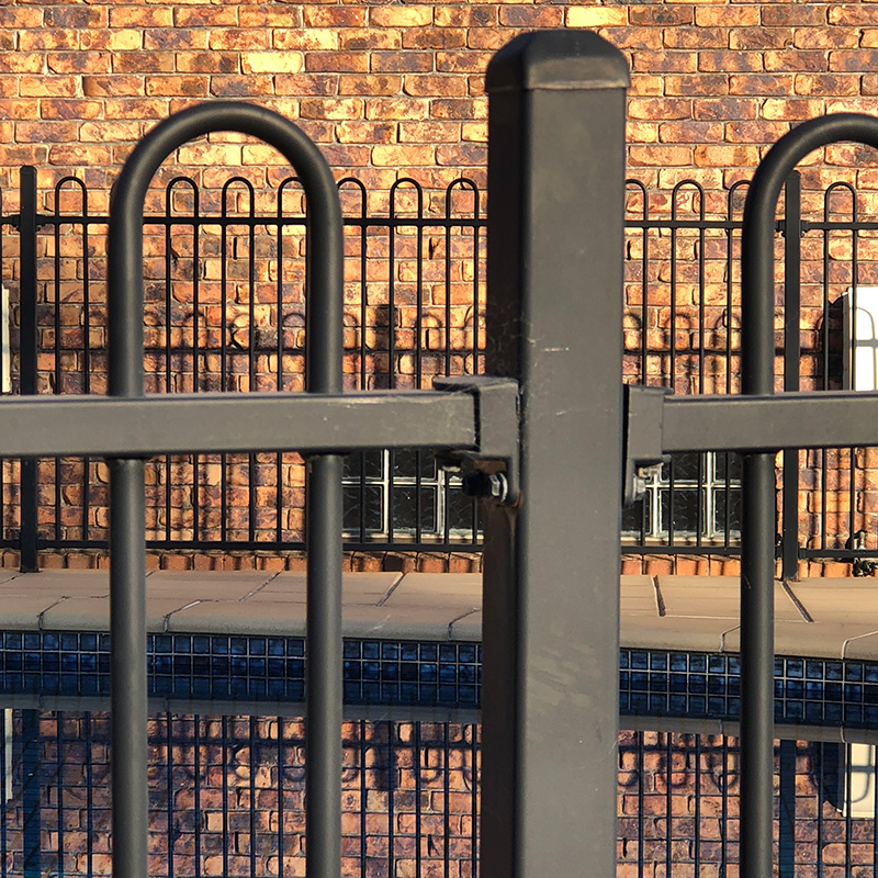 Steel Loop Top Pool Fence Panels - FENCE DEPOT