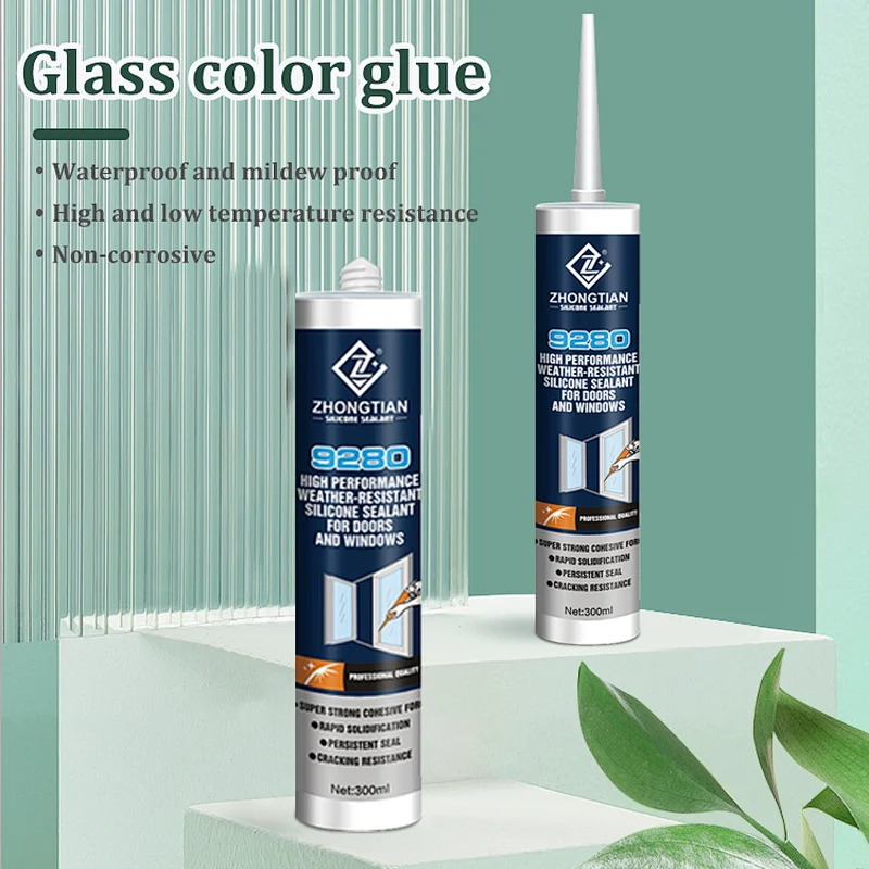 Zhongtian supplier Hot Sell 3m clear silicone sealant Adhesive best