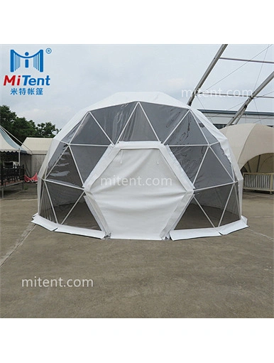 dome tent, round tent, clear, white roof tent, party tent