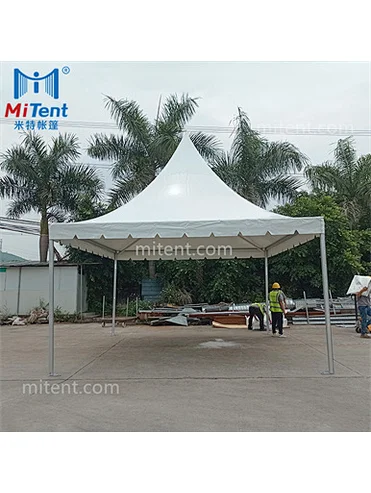 High Peak Pagoda Tent 5x5m  with PVC Roof for Outdoor Wedding Party