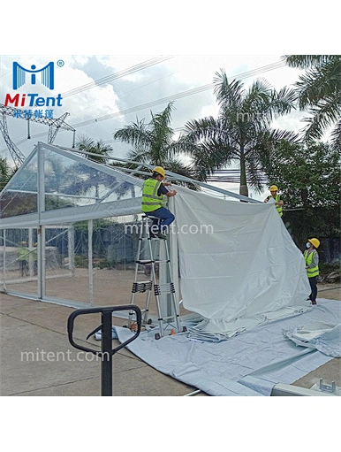 150 seater party tent, wedding marquee tent, clear tent
