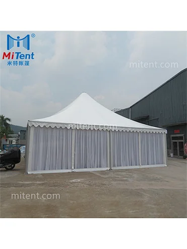 10x10m Bline Pagoda Wedding Tent with Clear Sides for Outdoor Party Events