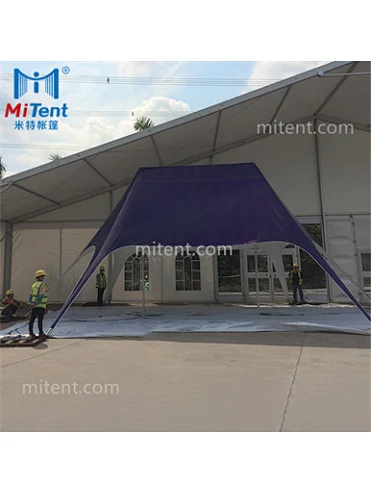 Double Top 8x12m Star Tent for Outdoor Display Exhibition Events