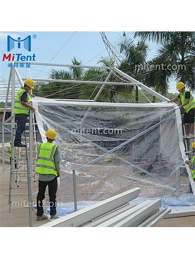 150 seater party tent, wedding marquee tent, clear tent