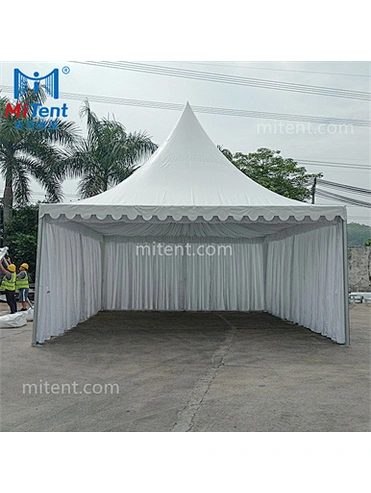 6x6m Bline Pagoda Tents with Clear Walls for Birthday Party Event