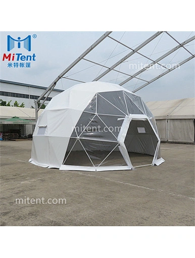 dome tent, round tent, clear, white roof tent, party tent