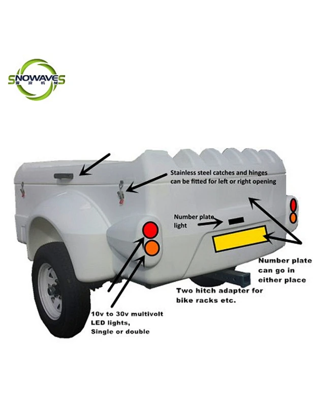 trailer storage box plastic