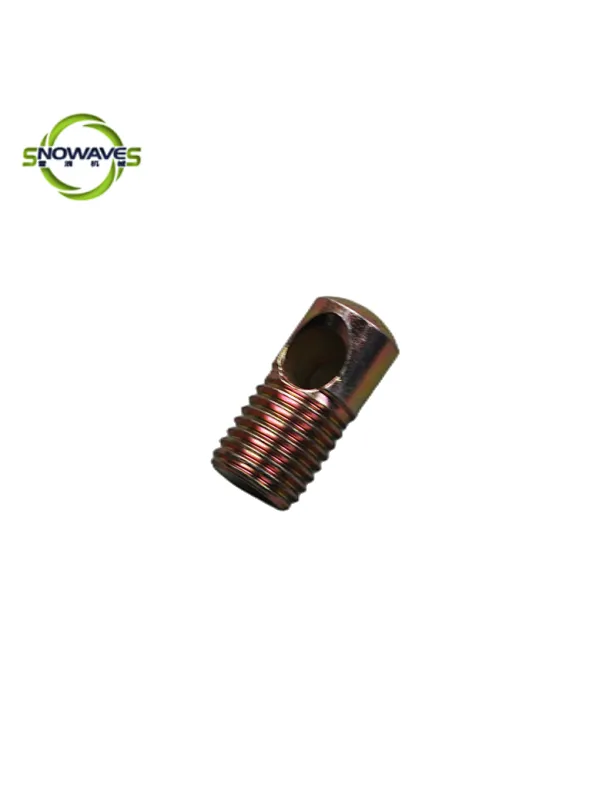 bolt with hole through shaft