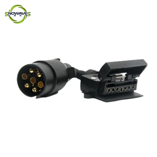 4 Way Flat to 7 Way Round Adapter