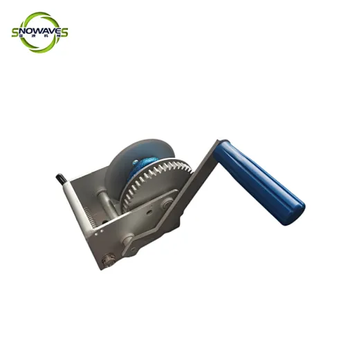 Car Hand Winch 1100lbs (Fiber Rope) Fixed Handle