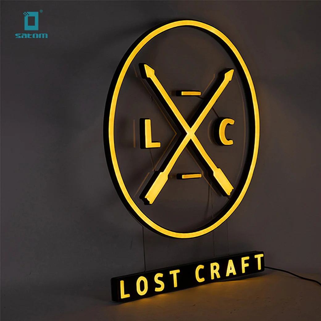 Custom Transparent Acrylic Aesthetic Bud Light Neon Bar Signs Satom®