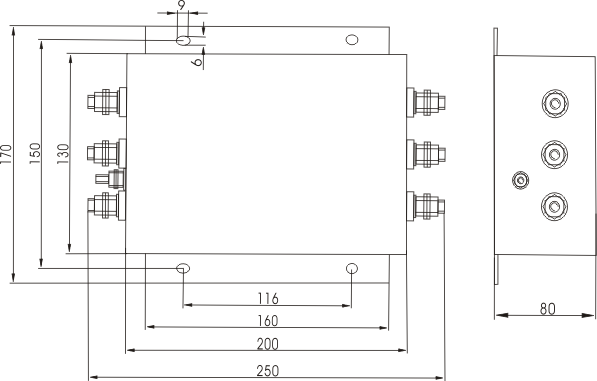 3 phase filter