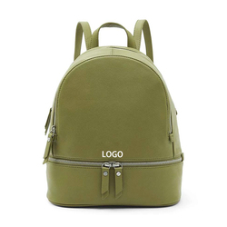 Ladies leather laptop backpack hot sale