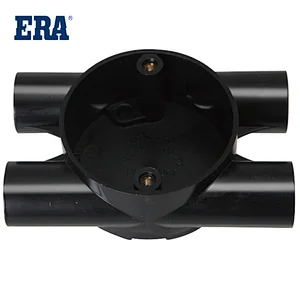 ERA BRAND PVC H-4WAY H, PVC-U INSULATING ELECTRICAL PIPES AND FITTINGS FOR BS EN 61386-21 STANDARD