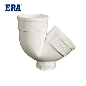ERA BRAND PVC PIPE SYSTEM DRAINAGE FITTINGS DOUBLE SOCKET TRAP FOR BS1329 BS1401 STANDARD