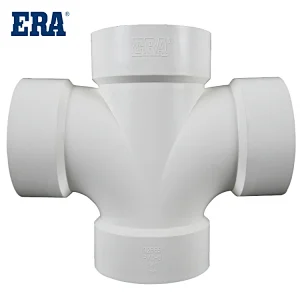 ERA BRAND PVC PVC PLANE CROSS, ASTM D2665 STANDARD PVC DWV FITTINGS