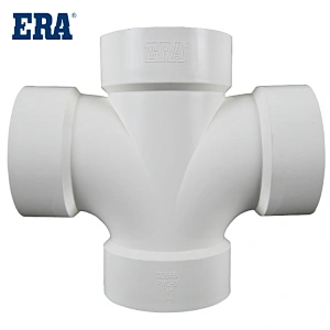 ERA BRAND PVC PVC PLANE CROSS, ASTM D2665 STANDARD PVC DWV FITTINGS
