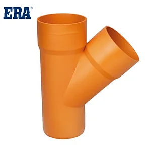 ERA BRAND PVC PIPE SYSTEM DRAINAGE FITTINGS SKEW TEE M/F FOR BS1329 BS1401 STANDARD