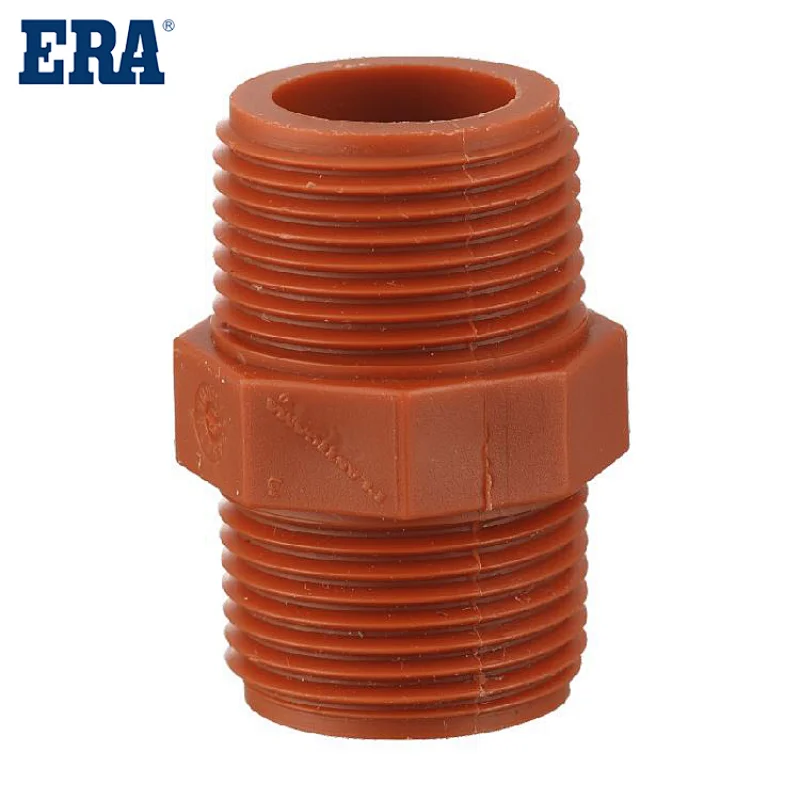 PPH THREAD FITTINGS NIPPLE,ERA BRAND,IRAM 13478 STANDARD PPH FITTINGS