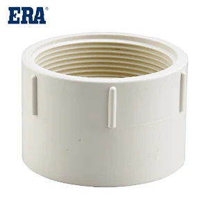 ERA BRAND PVC FEMALE ADAPTOR SLIP x FLPT, ASTM D2665 STANDARD PVC DWV FITTINGS