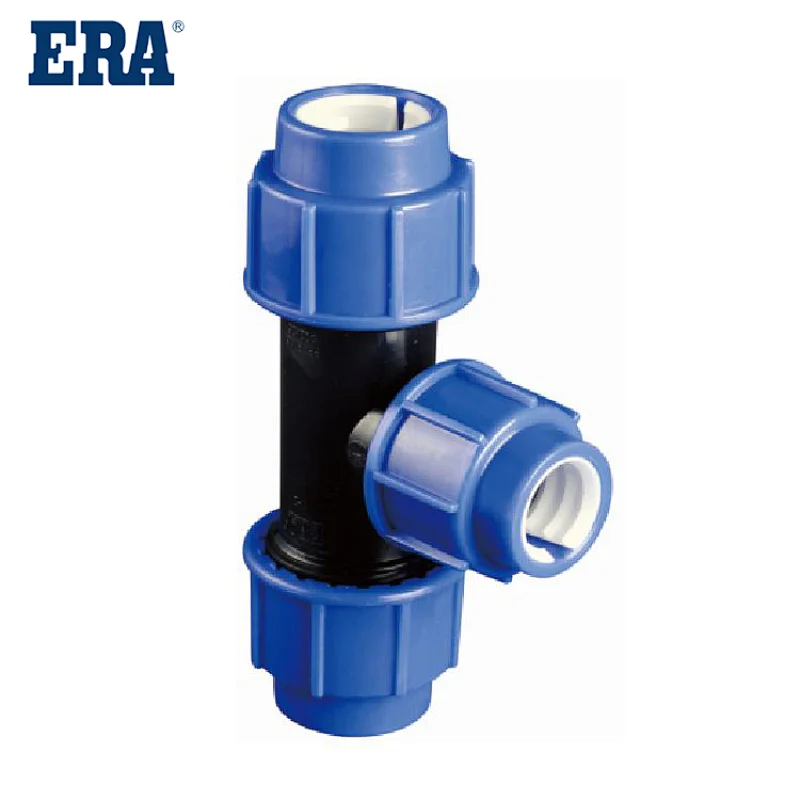 ERA PN16 PN10 PP Compression Fitting  Reducing tee For Irrigation