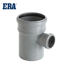 ERA BRAND PVC REDUCING TEE M/F, EN1401 EN1329 STANDARD PVC DRAINAGE FITTINGS