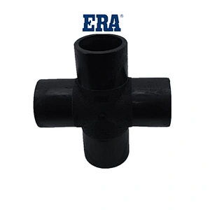 ERA Plastic/PE/HDPE Butt Welding Fitting Reducing  Cross Competitive Prices Sewage Treatment Products