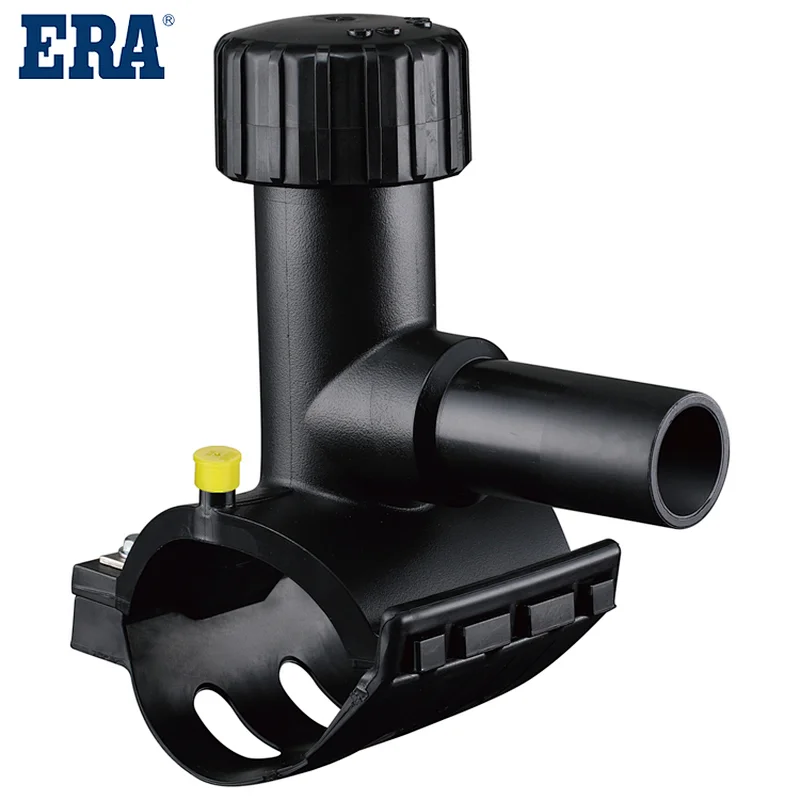 ERA Brand High Quality HDPE/PE/Plastic Electrofusion Fittings For Water and Gas Tapping Tee