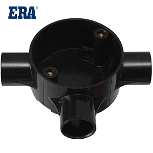 ERA BRAND PVC TEE-3, PVC-U INSULATING ELECTRICAL PIPES AND FITTINGS FOR BS EN 61386-21 STANDARD