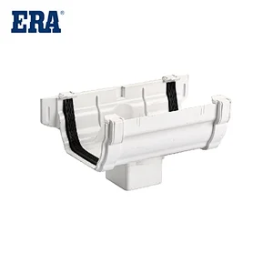 ERA BRAND PVC GUTTERS ACCESSORY SQUARE TEE,PVC GUTTERS AND FITTINGS