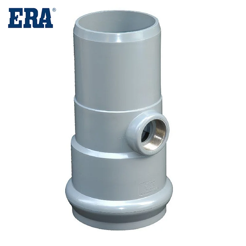 ERA BRAND PVC FITTINGS ONE FAUCET ONE INSERT COPPER SCREW TEE,PVC PRESSURE FITTINGS WITH GASKET