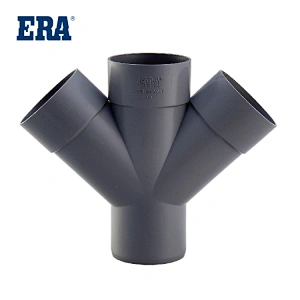 ERA BRAND PVC Sanitary Solvent Cement,Cross Tee M/f,ISO3633 STANDARD PVC DRAINAGE FITTINGS