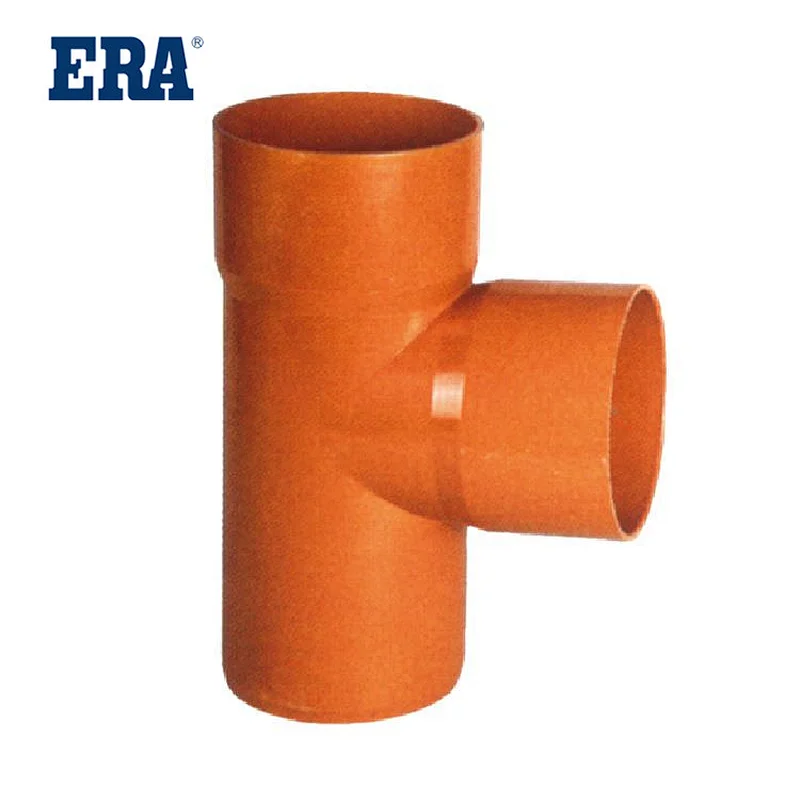 ERA BRAND PVC PIPE SYSTEM DRAINAGE FITTING TEE M/F FOR BS1329 BS1401 STANDARD