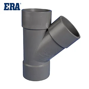 ERA BRAND PVC PIPE SYSTEM DRAINAGE FITTING SKEW TEE FOR BS1329 BS1401 STANDARD
