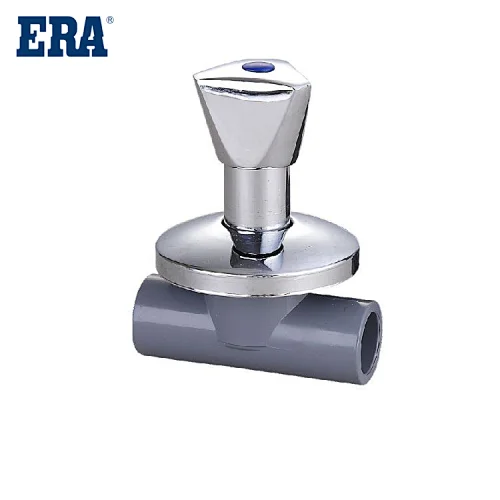 ERA PVC Pressure Pipe Fitting NSF Certificate SCH80 Stop Valve Type I with Professional China Plastic Manufacturer