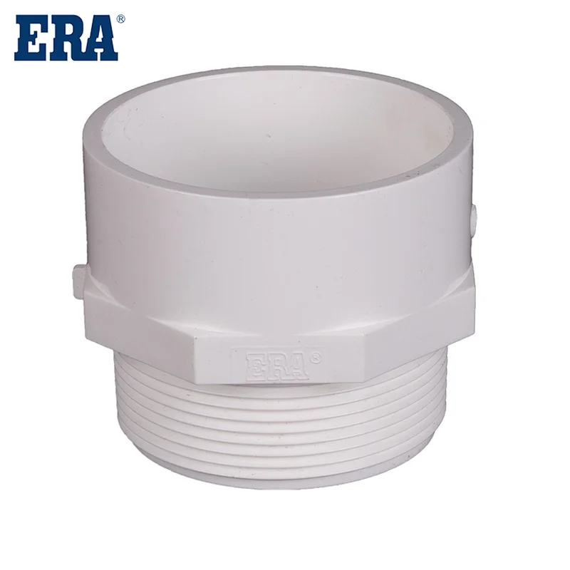 ERA hot selling Plastic PVC male thread Adaptor D2466 Pvc Pipe Fittings for water supply