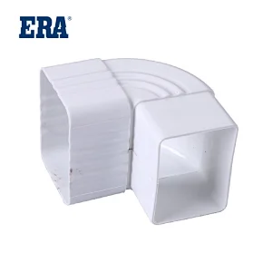 ERA BRAND PVC 90° ELBOW, PVC GUTTERS BS EN607/EN12200/EN1462 STANDARD FITTINGS