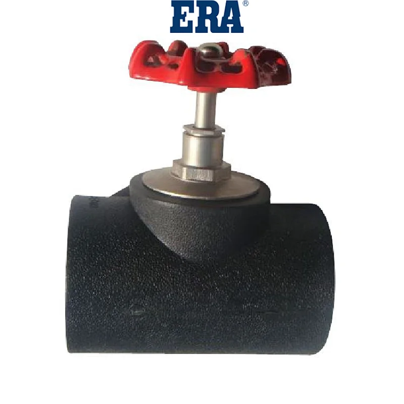 ERA Wholesale Factory Price Socket Fittings quality assurance Plastic/PE/HDPE Socket Welding Fittings Stop Valve