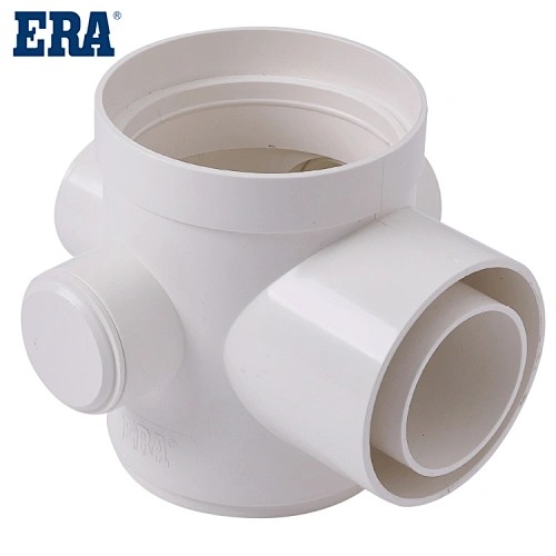 ERA BRAND PVC PIPE SYSTEM DRAINAGE FITTING NEW JIS FLOOR DRAIN(with three plugs) FOR BS1329 BS1401 STANDARD