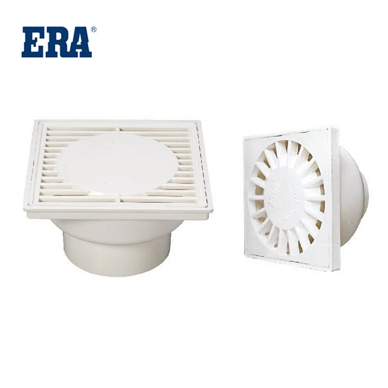 ERA BRAND PVC DRAINAGE FITTINGS SQUARE FLOOR DRAIN8,PVC PIPES AND FITTINGS FOR DRAINAGE