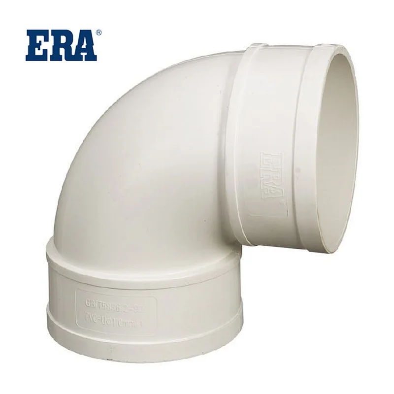 ERA PVC PIPE SYSTEM DRAINAGE FITTINGS 90 ELBOW DIN STANDARD BS1329 BS1401