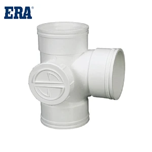 ERA BRAND PVC PIPE SYSTEM DRAINAGE FITTINGS TEE WITH SIDE PORT FOR BS1329 BS1401 STANDARD