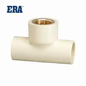 CPVC BRASS THREADED FEMALE TEE,CTS/ASTM D2846 STANDARD,PRESSURE PIPES AND FITTINGS FOR HOT AND COLD