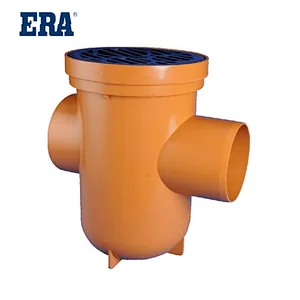 ERA BRAND PVC PIPE SYSTEM DRAINAGE FITTINGS PIPE FLOOR TRAP TYPE II FOR BS1329 BS1401 STANDARD