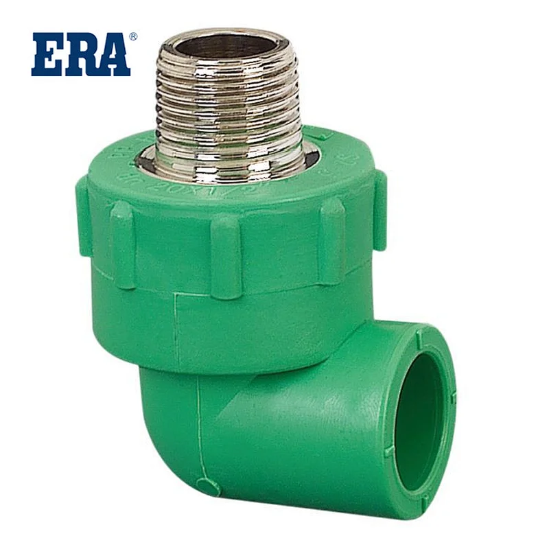 ERA PPR DIN8077/8088 STANDARD MALE THREAD ELBOW, PRESSURE FOR HOT AND COLD