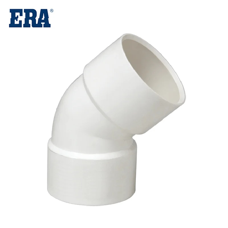 ERA BRAND PVC Sanitary Solvent Cement 45° Elbow,ISO3633 STANDARD PVC DRAINAGE FITTINGS