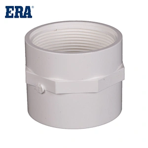 ERA hot selling Plastic PVC Female thread Adaptor D2466 Pvc Pipe Fittings for water supply Pvc Female Adaptor Pvc Conduit Fittings Hot Selling White PVC Female Adaptor Conduit Fittings