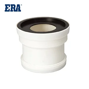 ERA BRAND PVC PIPE SYSTEM DRAINAGE FITTING PAN ADAPTOR WITH RUBBER FOR BS1329 BS1401 STANDARD